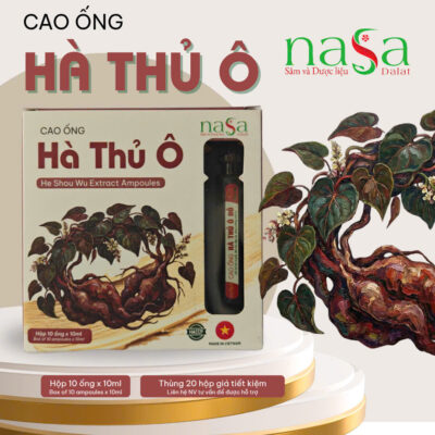 Cao Ống Hà Thủ Ô Đỏ NASA Đà Lạt - Dưỡng huyết - Tốt cho da và tóc