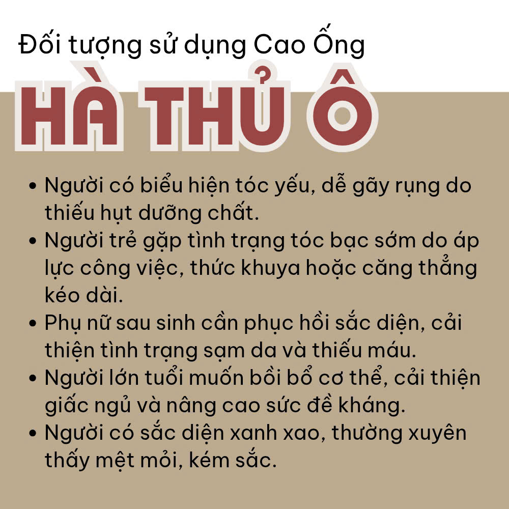 Cao Ống Hà Thủ Ô Đỏ NASA Đà Lạt - Dưỡng huyết - Tốt cho da và tóc - Ảnh 8