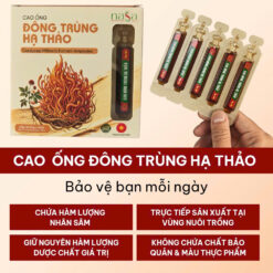 Cao Ống Đông Trùng Hạ Thảo - Hộp 10 ống 100ml